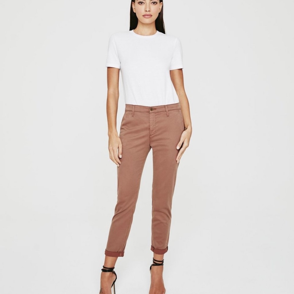 AG The Caden Tailored Trouser Brown Sugar Pine NWT
